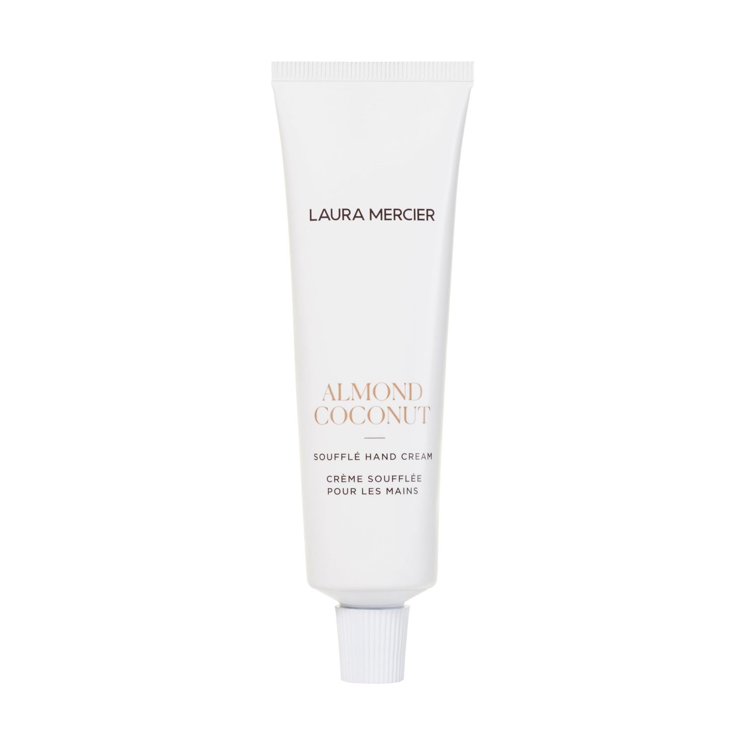 Laura Mercier Souffl Hand Cream, 24HR Hydration, Nourishes and Repairs, Instantly Moisturizes and Improves Skin Texture, Infused with Shea, Mango, and Cocoa Butters, Almond Coconut