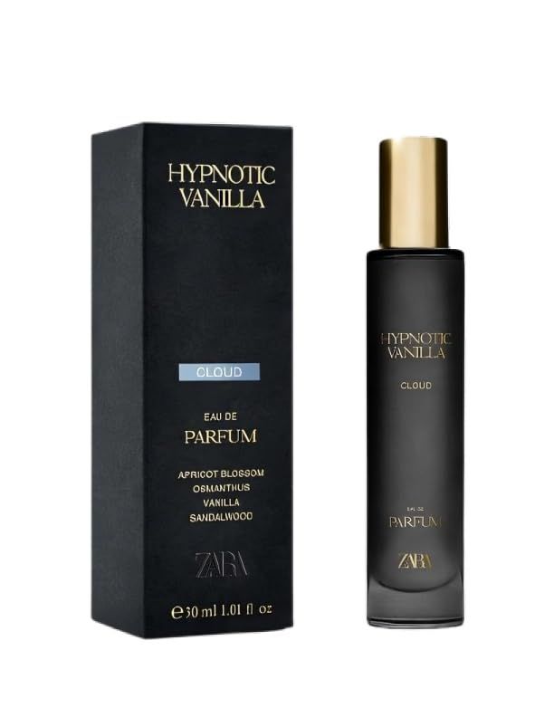 Zara Hypnotic Vanilla Cloud Perfume for Women EDP Eau de Parfum 30ml (1.0 fl. oz) Light &amp; Sweet Fragrance with Marshmallow, Musk &amp; Vanilla Notes Captivating Scent