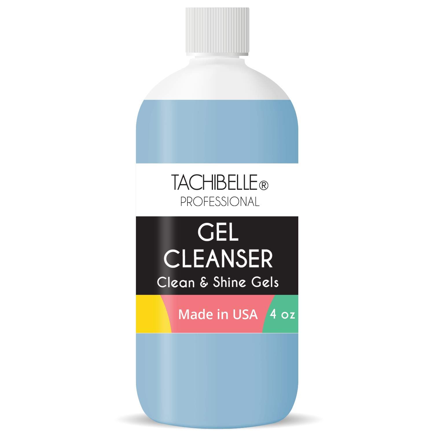 Tachibelle Professional Uv &amp; Led Gel Cleanser for Nails Clean &amp; Shine Gels Soak Off No Tacky Residue 4oz (1 Piece)