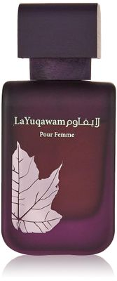 RASASI La Yuqawam EDP for Women - 75mL Eau De Parfum | Sensuous Oud Notes with Floral, Sweet, Tangy and Citrus | Signature Arabian Perfumery.