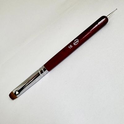 Vanfa Detailing Nail French Brush with doting tool (Size 16)