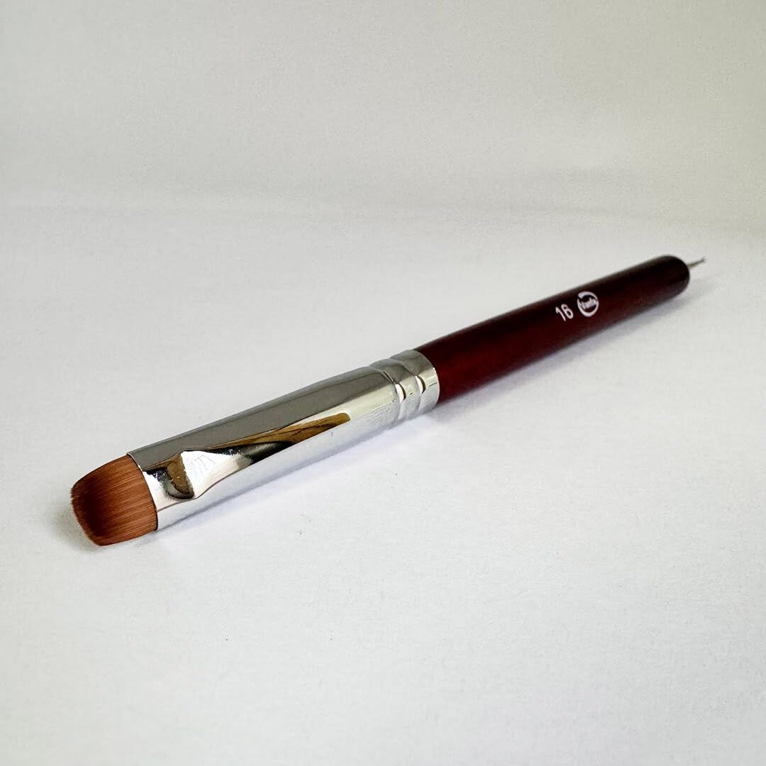 Vanfa Detailing Nail French Brush with doting tool (Size 16)