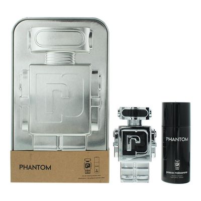 Paco Rabanne Phantom Mens 2-Pc Eau De Toilette Gift Set (3.4 oz)