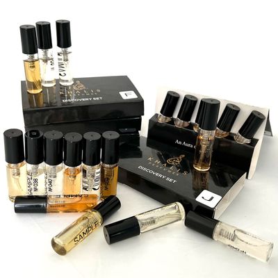 Maison dOrient Womens Perfume Sampler Lot x 20 Sample Vials - Designer Fragrance Samples from the House of KHALIS Fragrances Dubai