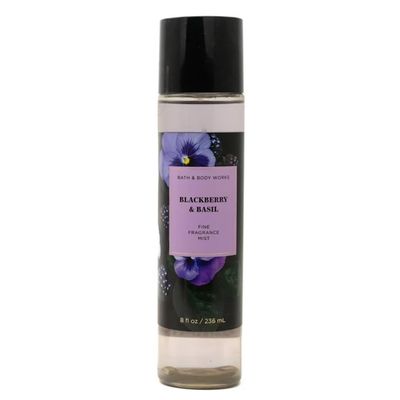 Bath &amp; Body Works Fine Fragrance Body Spray Mist 8 fl oz / 236 mL (Blackberry &amp; Basil)