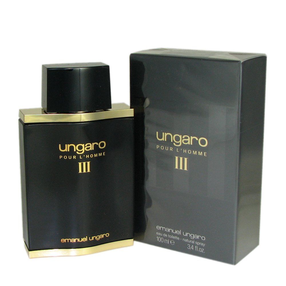 Emanuel Ungaro UNGARO III 3.4 oz EDT Men New in Box