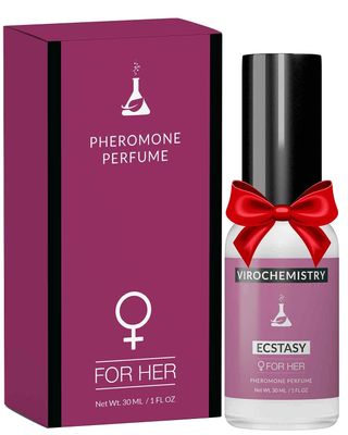 VIROCHEMISTRY Pheromones For Women (Ecstasy) - Elegant, Ultra Strength Organic Fragrance Body Perfume (1 Fl. Oz)