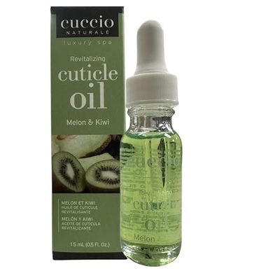 Cuccio Naturale Melon &amp; Kiwi Revitalizing Cuticle Oil - Nourishing Treatment for Dry, Cracked Cuticles &amp; Brittle Nails, 0.50 Fluid Ounce