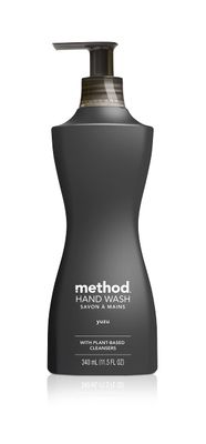 Method Gel Hand Wash, Yuzu, Biodegradable Formula, 11.5 fl oz (Pack of 1)