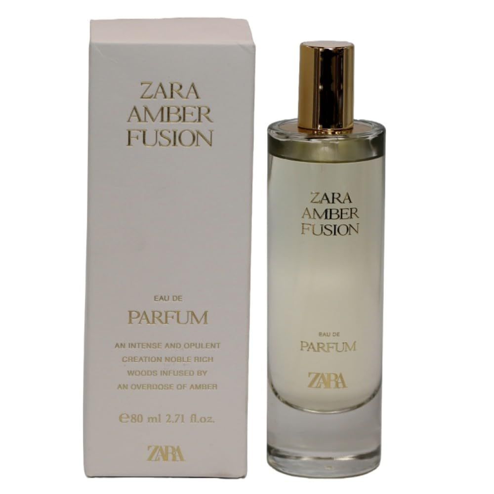 Zara AMBER FUSION 80 ML (2.7 FL. OZ) - A BRIGHT, ELEGANT AND INTENSE FRAGRANCE