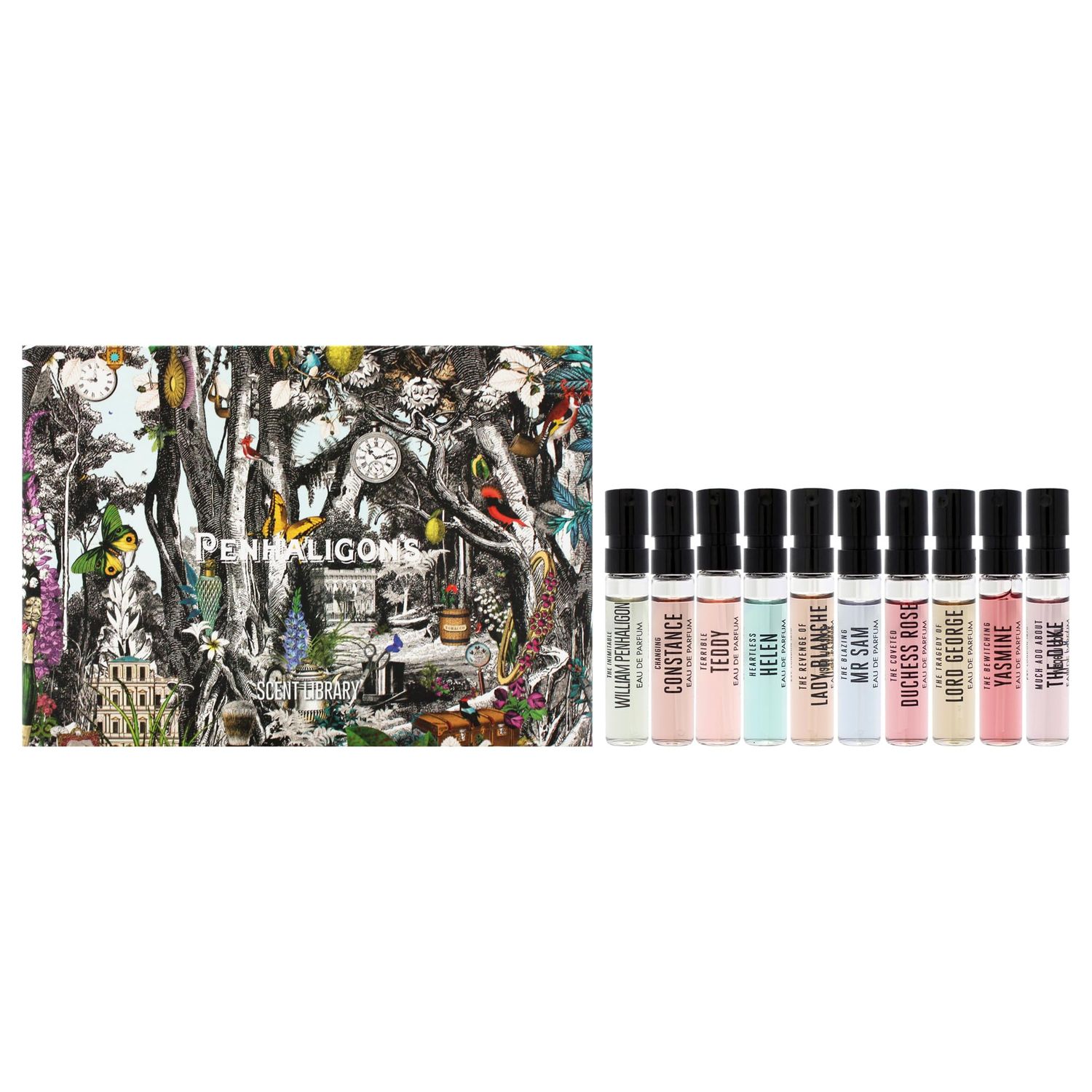 Penhaligons Portraits Scent Set Perfume for Women and Men - 10 Piece Mini EDP Gift Set