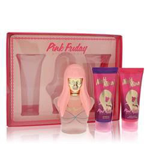 Nicki Minaj Pink Friday 3 piece Womens Perfume Gift Set, 3.4 Fl Oz