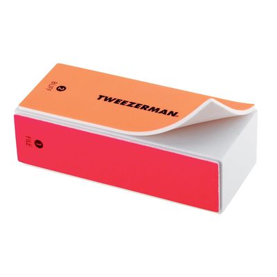 Tweezerman Neon 4-in- File, Smooth &amp; Shine Block