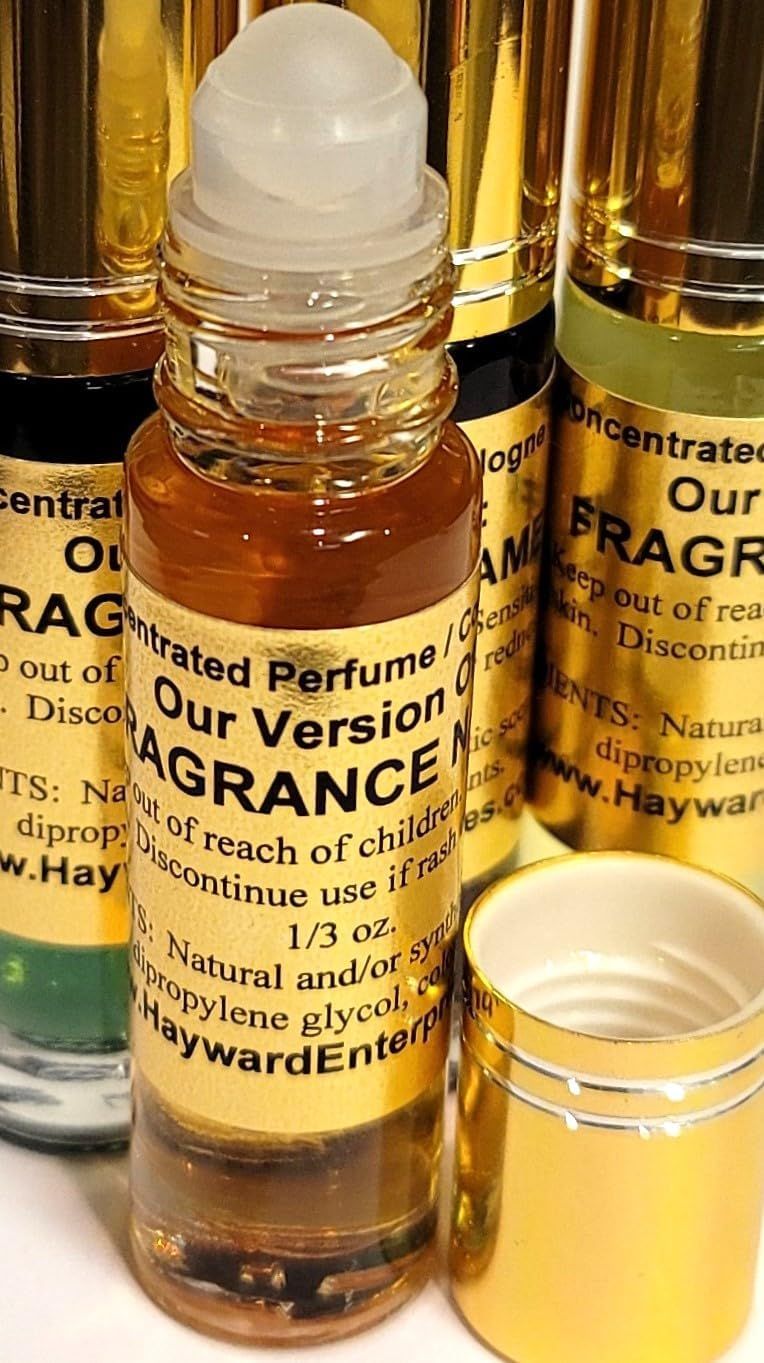 HYWD Enterprises Perfume Oil Compatible to RAPTURE for women, Fragrance Rendition, Eau de Parfum, 1/3 oz. (10ml) Glass Roll on