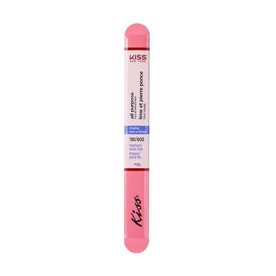 Kiss File All Purpose &amp; Smoother 180 Medium / 600 Extra Fine F100N - Pack of 12
