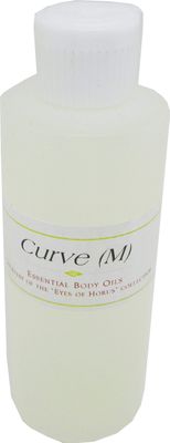 TCEShop Curve - Type LC For Men Scented Body Oil Fragrance Flip Cap - Clear - 4 oz. - ID151955