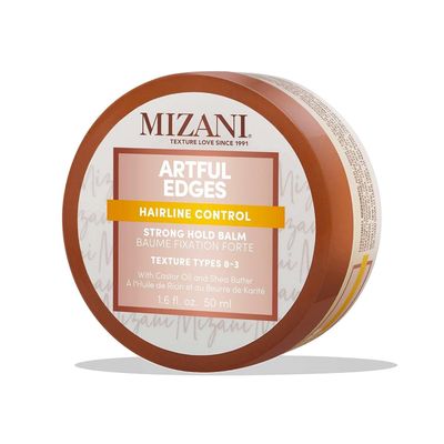 MIZANI Artful Edges Edge Control Gel - Flake-Free With No Buildup, Keeps Sleek Styles in Place and Strong Hold, With Castor Oil &amp; Shea Butter