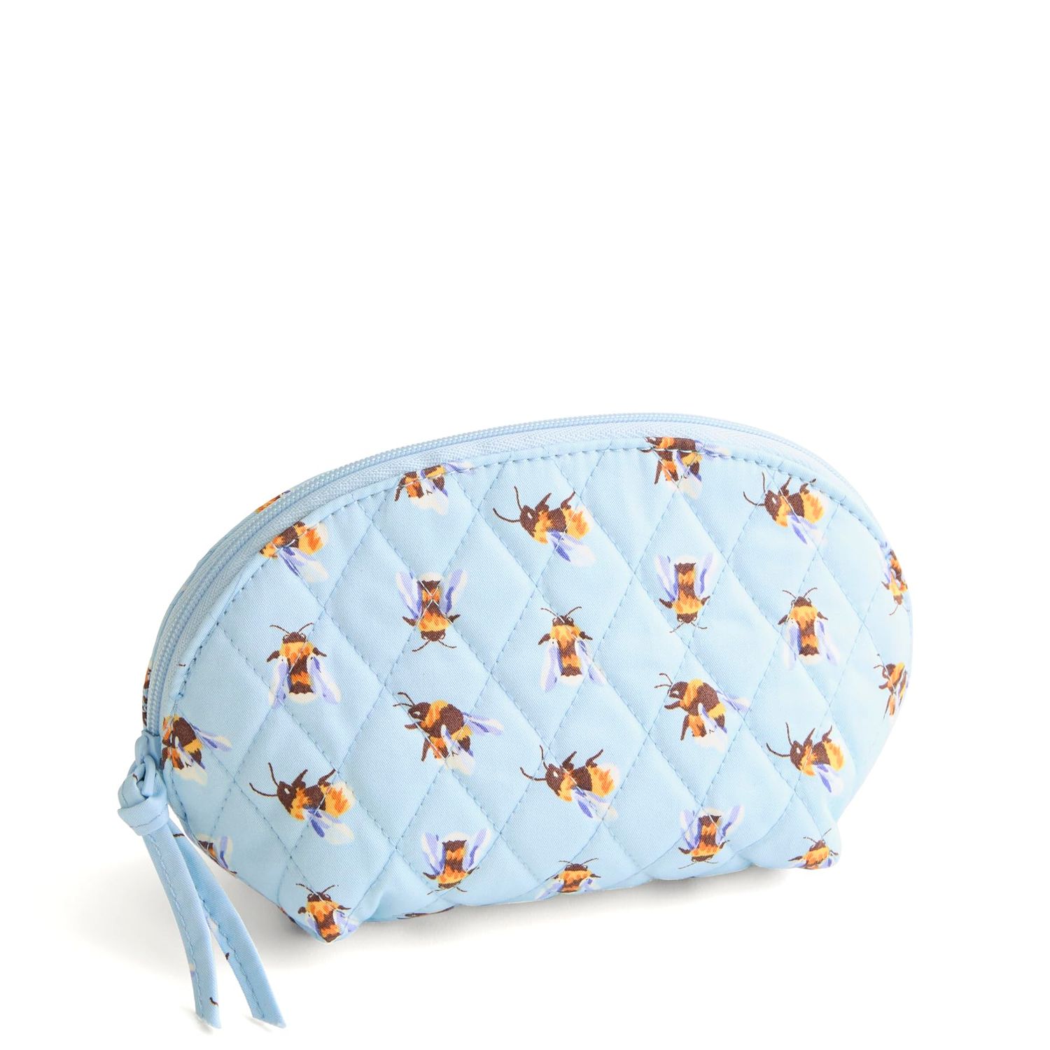 Vera Bradley Premium Cotton Mini Dome Cosmetic Makeup Bag, Bees Knees