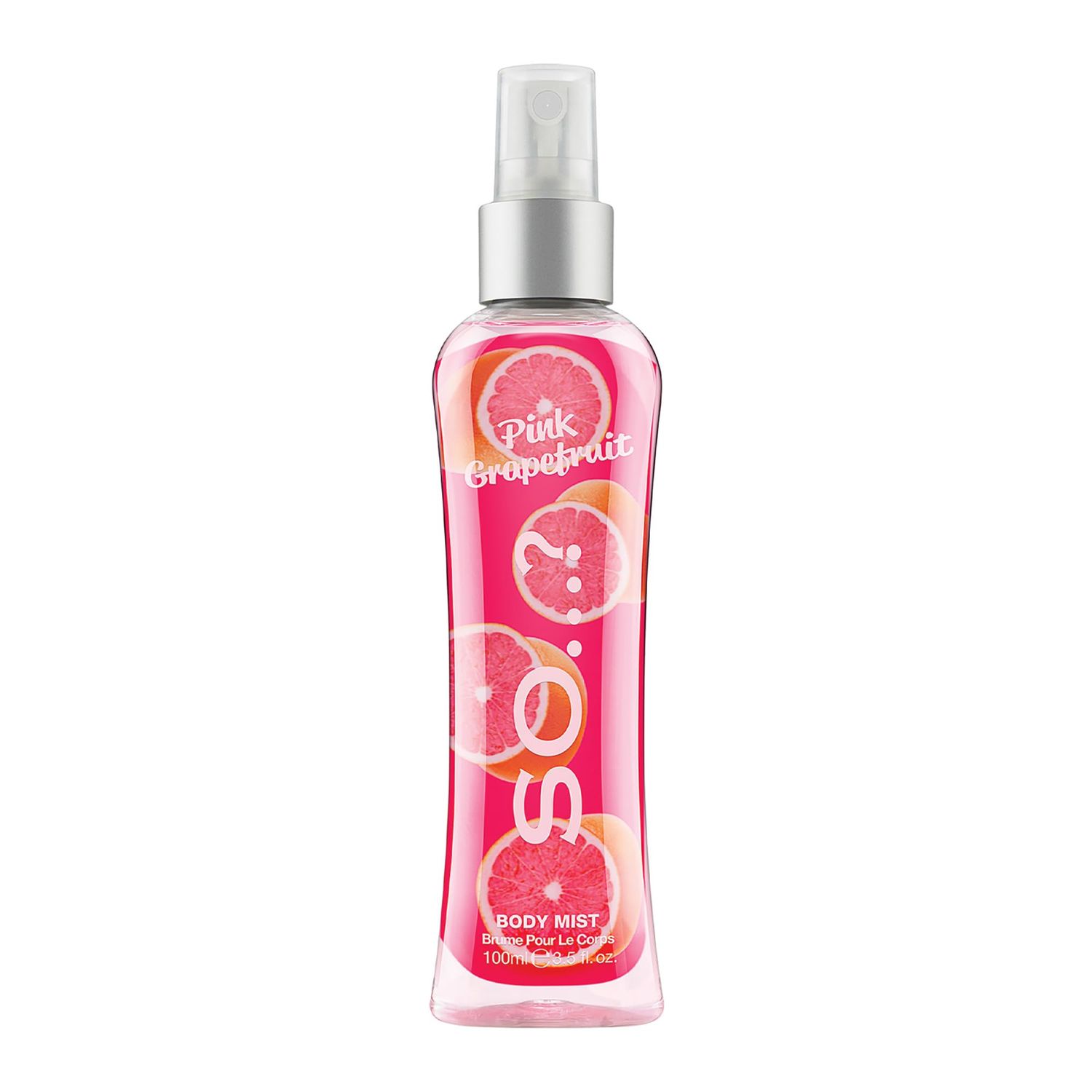 So? Pink Grapefruit Body Mist Citrus, Fruity Body Spray - Perfect Perfume Gifts for Women - 3.5 oz