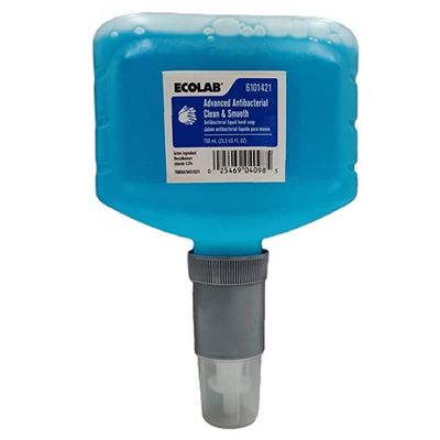 Ecolab Advanced Clean &amp; Smooth Soap, 6101421,6101421 | 6/750ML
