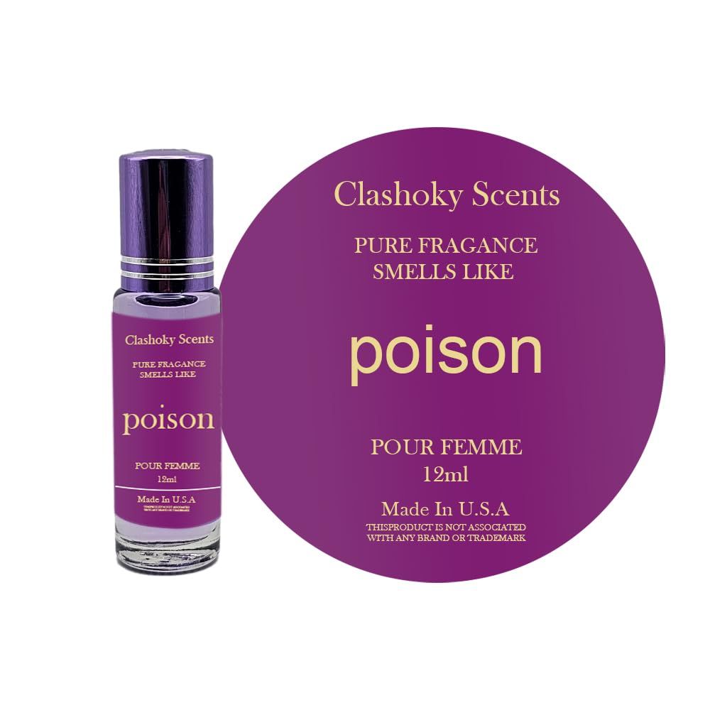 Clashoky Fragrance Perfume Oils Poison Perfume Roll On Body Oil for Women (12ml) (Pack of 1)