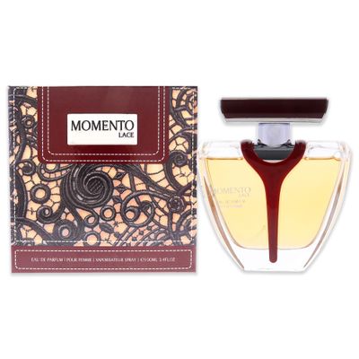 Armaf Momento Lace for Women Eau de Parfum Spray, 3.4 Ounce