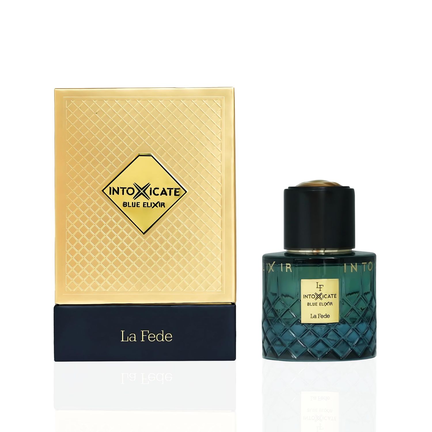 La Fede Intoxicate Blue Elixir Arabian Perfume for Men 100ML (3.4 OZ) ,Eau De Parfum Spray, Long Lasting Perfume, Enjoy the Luxurious &amp; Sophisticated Fragrance With Fruity Scent for All Occasions