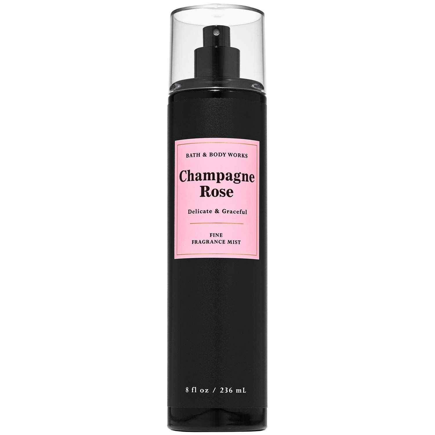 Bath &amp; Body Works CHAMPAGNE ROSE Fine Fragrance Mist 8 Fluid Ounce (2020 Limited Edition)