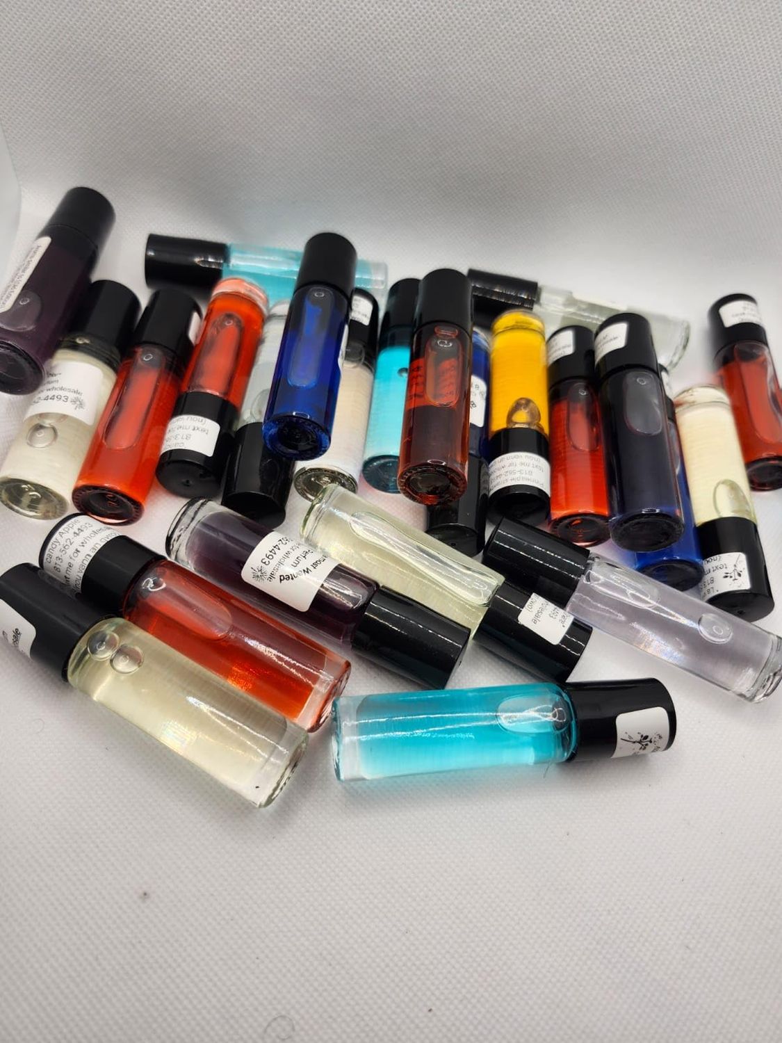 Luxury Oil Perfumes Set, Mixed Men and Women Fragrances, 24 Rolls