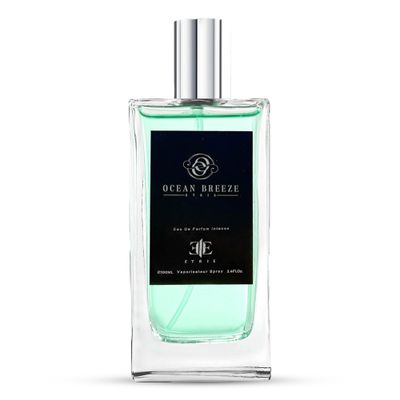 ETRIE - Ocean Breeze Cologne for Men - Fresh Citrusy, Pine-Like Aroma, Deep Earthy Undertones of Cedar, Sandalwood, and White Musk, Long-Lasting Mens Fragrances - 100 ml