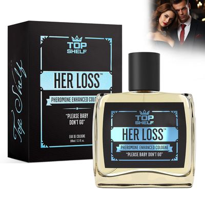 FACISACO Top Shelf Her Loss Cologne for Men, Herloss Perfume Para Hombre, Her Loss Pheromone Cologne for Men, Lasting Fragrance, Mens Aftershave Scent with Elegant Blend Formula