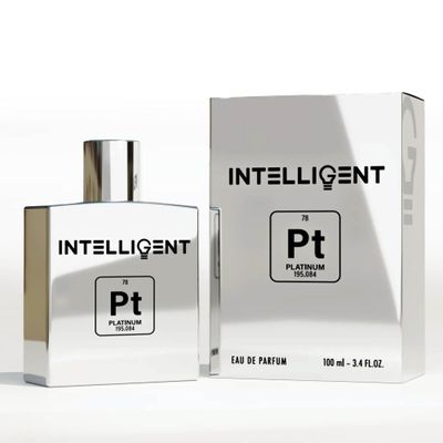 Intelligent Platinum Eau de Parfum | Cologne for Men | Sweet, Seductive, Striking | 3.4 Fl Oz (100 mL)