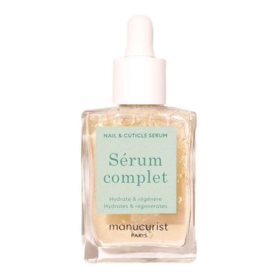 Manucurist - Complete Serum, Care for Damaged Nails and Cuticles, Hydrates and Regenerates Nails which Break Easily, Non-Greasy Gel Texture, Up to 86.5 Bio-sourced, Made in France, 0.5 fl oz