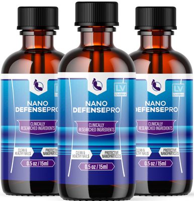 (3 Pack) Nano Defense Pro - Official Nano Defense Pro Premium Toenail Treatment Drops, NanoDefense Pro Liquid Solution All Natural Support Healthy Skin &amp; Nails Advanced Formula, 3 Bottles for 90 Days
