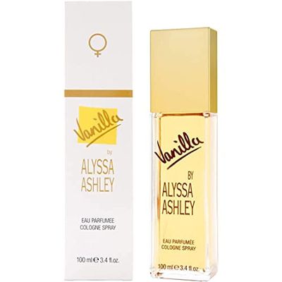 Alyssa Ashley Vanilla - Perfumes for Women and Cologne for Men - Vanilla Fragrance with White Flowers and White Rose Petals - 3.4 oz Cologne Spray
