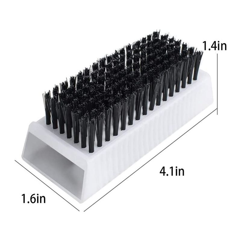 2PCS Surgical Scrub Brushes for Hands Non-Disposable Sterile Hand Scrubber Double-Sided Nail Brushes with Nail Cleaner Hand and Nail Cleaning Brush Stiff Bristle Fingernail Brushes Nail Scrub Brushes