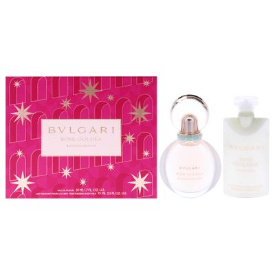 Bvlgari Rose Goldea Blossom Delight for Women - 2 Pc Gift Set 1.7oz EDP Spray, 2.5oz Moisturizing Body Milk