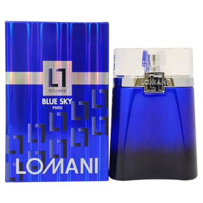 Lomani Eau de Toilette Spray for Men, Blue Sky, 3.3 Ounce