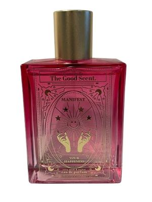 Manifest Your Happiness Eau de Parfum by The Good Scent, 3.4 FL OZ, 100 ml, notes of Lime, Lavander Boom, Coconut, White Orchid, Vanilla Bean