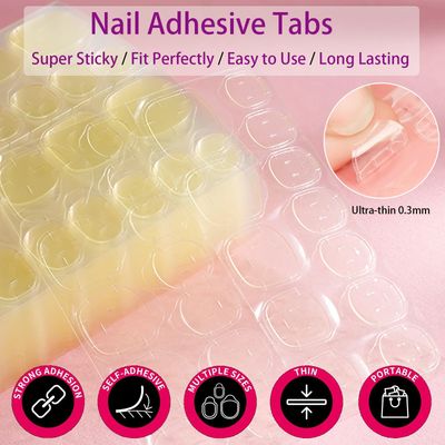 50PCS Press on Nail Tool Kit Nail Prep Kit with Nail Glue,Nail Adhesive Tabs, Mini Nail File, Nail Shine Buffer, Acrylic Sticks, Prep Pads, Packaging Bag for Press on Nail Business Nail Salon Home Use