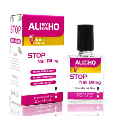 ALISYEVAHO STOP Nail Biting prevention treatment for kids aged 3 thumb sucking deterrent-Bitter Taste 0.4 oz