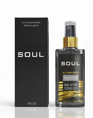 ALFAMARKER Cologne for Men with Pheromones- 4fl.oz Perfume for Men - Extra Strength Formula - Original Pheromones Infused Spray Long Lasting Scent - Premium Fragrance