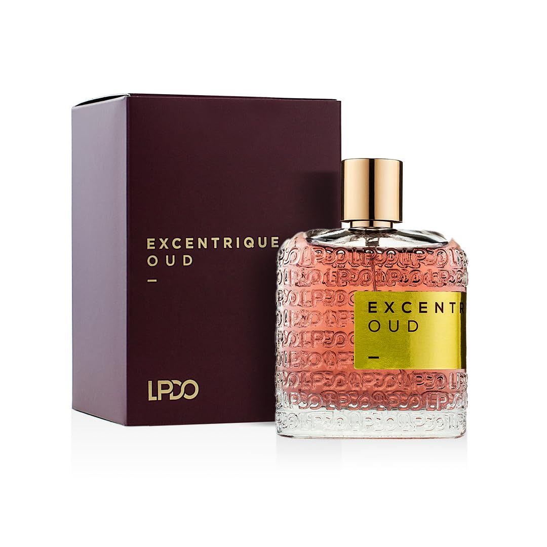 LPDO Excentrique Oud EDP Unisex 100ml Perfume - Sparkling Top Notes of Oud, Bergamot and Raspberry - Features Deep Oriental Agarwood Tones for Unmistakable Fragrance Trail - Made in Italy