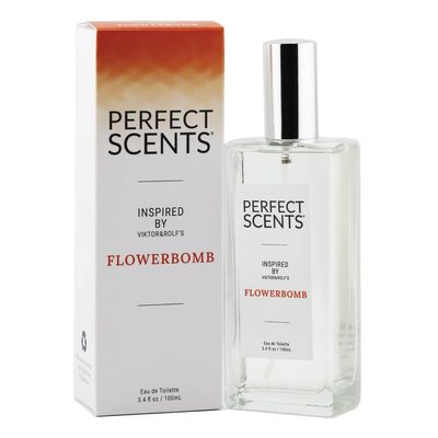 Perfect Scents Fragrances | Inspired by V&amp;Rs Flowerbomb | Womens Eau de Toilee | Vegan, Paraben, Phthalate Free | Never Tested on Animals | 3.4 Fl Oz