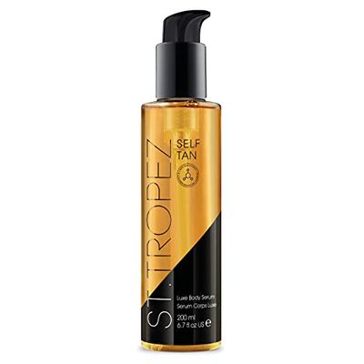 St.Tropez Luxe Body Serum,5-in-1 Collagen Enhancing Self Tan,Niacinamide,Hyaluronic Acid,Vitamin C &amp; E,Vegan,Natural &amp; Cruelty Free,6.7 Fl Oz