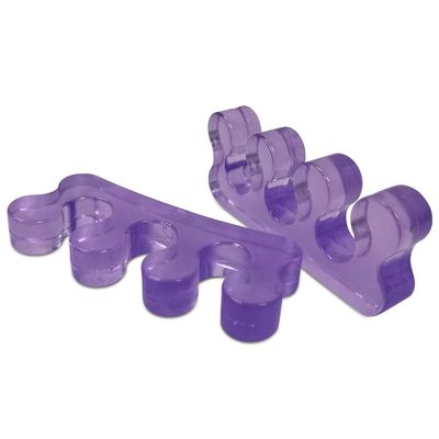 NGT new guide steps Yoga Toes Blue Toe Stretcher &amp; Toe Separator Stop Foot Pain and Boost Athletic Performance (Purple)