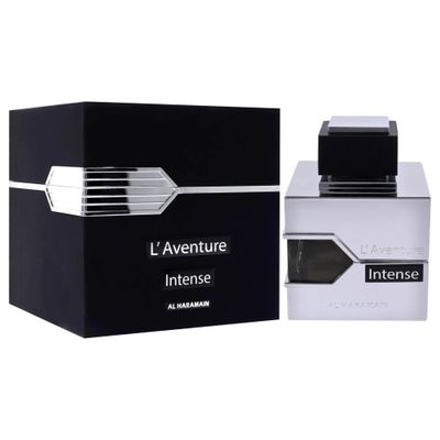 Al Haramain LAventure Intense - Cologne for Men - Long Lasting Perfume for Men - Arabian Perfume - Mens Cologne - Woody Amber Perfume - 3.3 oz