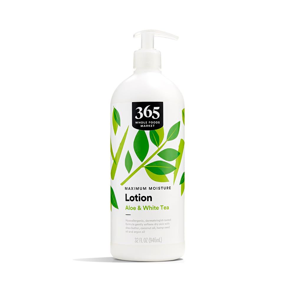 365 By Whole Foods Market, Maximum Moisture Lotion, Aloe &amp; White Tea, 32 Fl Oz