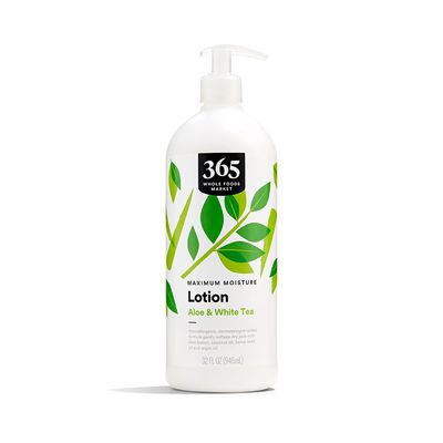 365 By Whole Foods Market, Maximum Moisture Lotion, Aloe &amp; White Tea, 32 Fl Oz