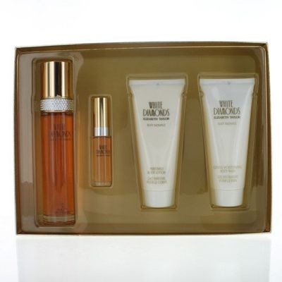 Elizabeth Taylor White Diamonds Gift Set For Women 4 pc